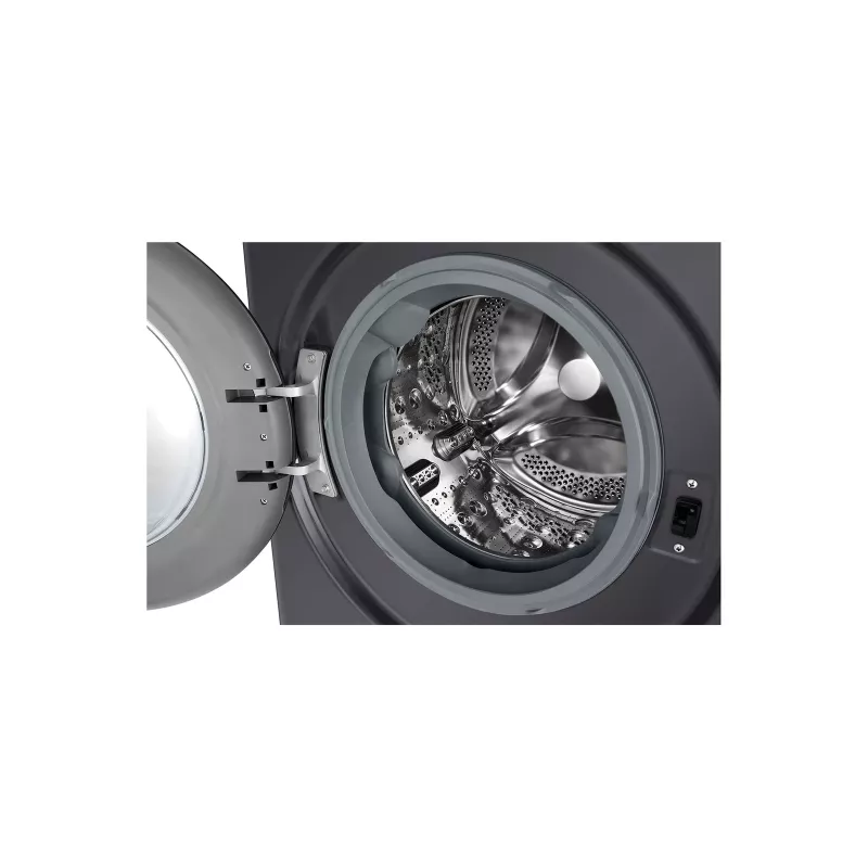 Máquina de lavar e secar LG V5WD95SLIMB carga frontal independente 5 kg 1200 rpm preto