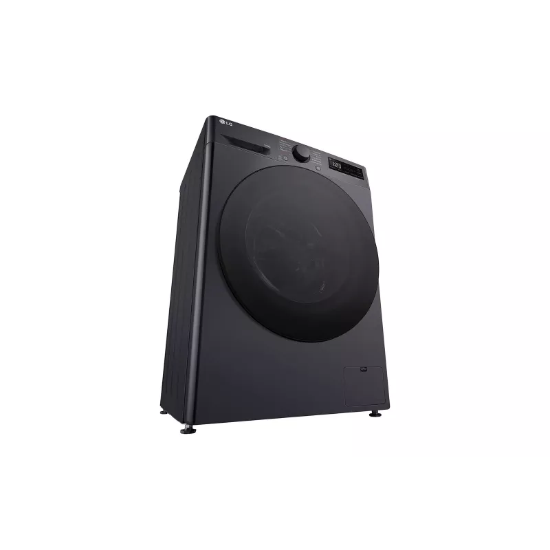 Máquina de lavar e secar LG V5WD95SLIMB carga frontal independente 5 kg 1200 rpm preto