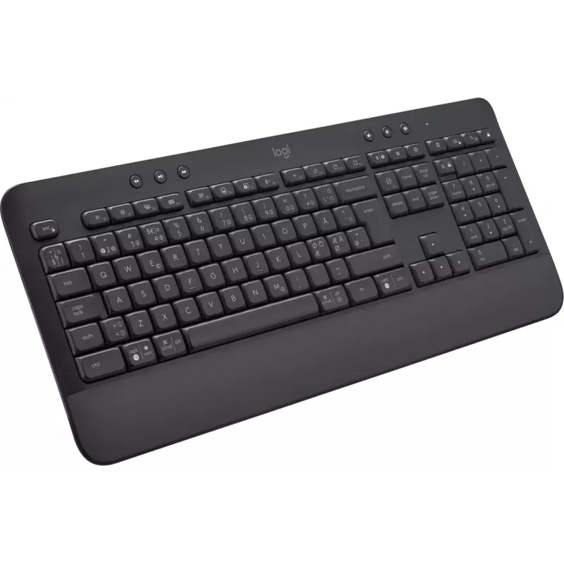 Teclado sem fios Logitech SIGNATURE K650 tamanho completo com apoio de pulsos