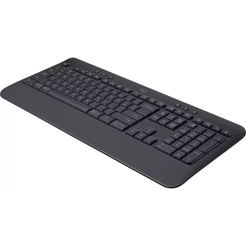 Teclado sem fios Logitech SIGNATURE K650 tamanho completo com apoio de pulsos