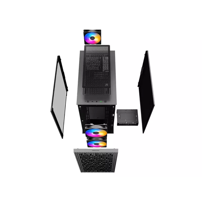 DeepCool MATREXX 40 3FS caixa Micro Tower mATX, preta