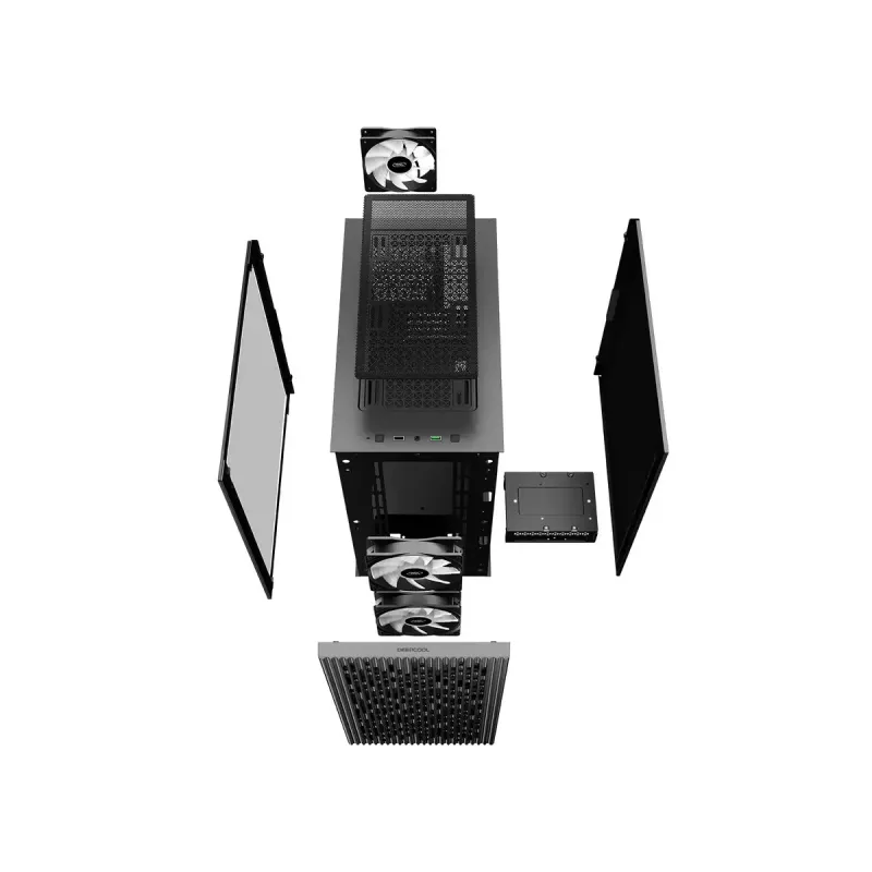 DeepCool MATREXX 40 3FS caixa Micro Tower mATX, preta