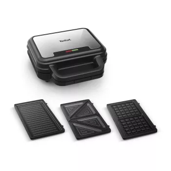 Máquina de sandes Tefal SW383D10 700 W preto, aço inoxidável