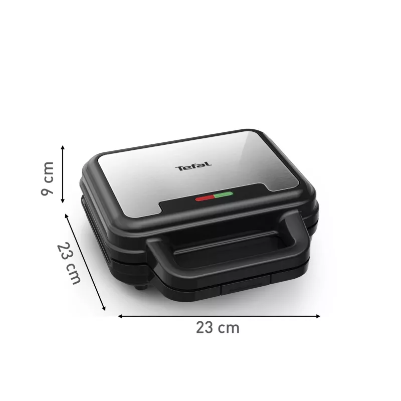 Máquina de sandes Tefal SW383D10 700 W preto, aço inoxidável