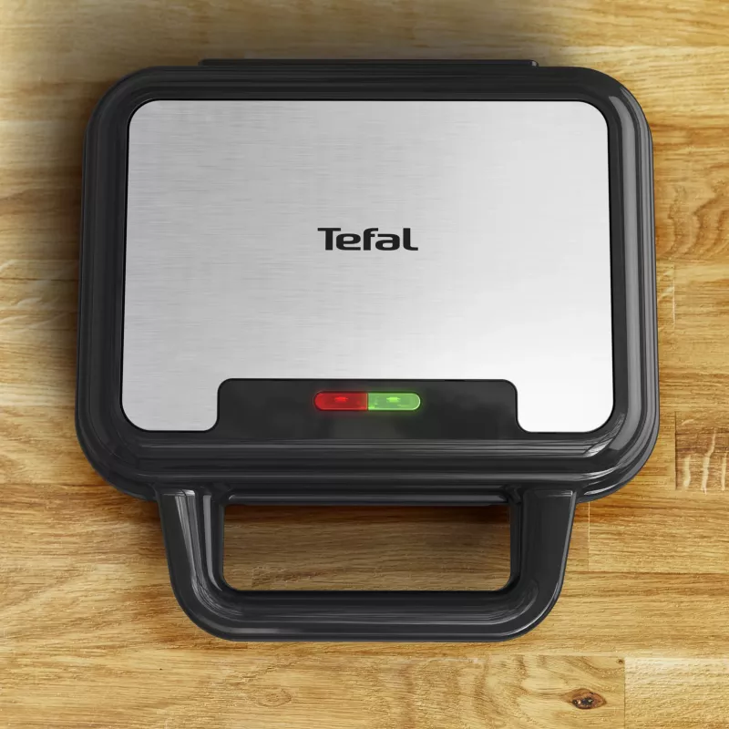 Máquina de sandes Tefal SW383D10 700 W preto, aço inoxidável