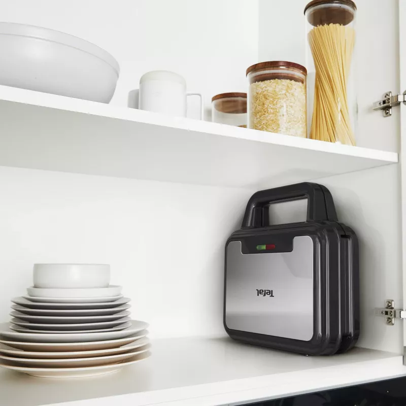Máquina de sandes Tefal SW383D10 700 W preto, aço inoxidável
