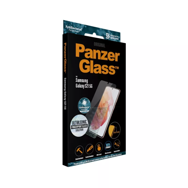 Vidro protetor de ecrã PanzerGlass para Samsung Galaxy S21 5G