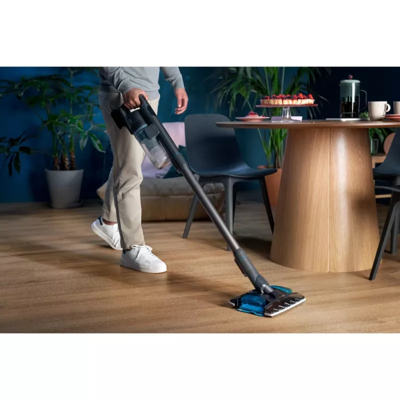 Aspirador vertical/elétrico Philips 8000 series XC8055/01 bateria húmido e seco ciclone sem saco 0,6 L azul