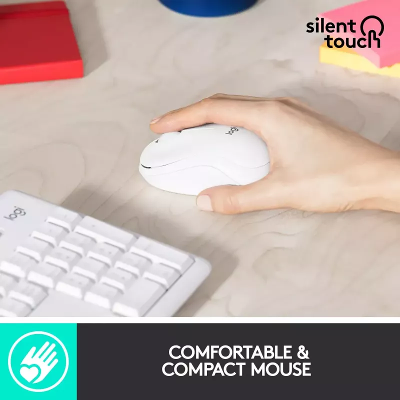 Conjunto de teclado e rato sem fios Logitech MK295 Silent
