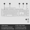 Conjunto de teclado e rato sem fios Logitech MK295 Silent
