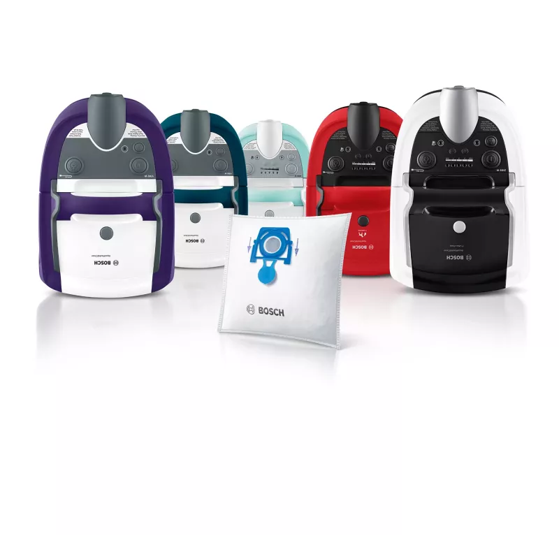 Sacos para aspirador Bosch BBZWD4BAG, branco, embalagem de 4 unidades