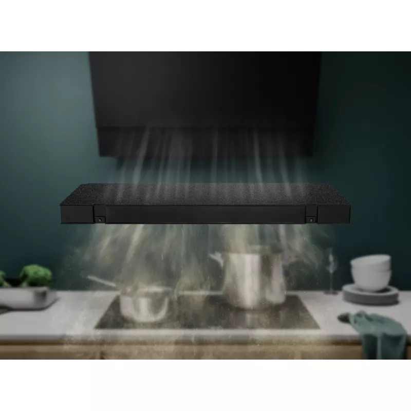 Filtro de odores (filtro de carvão) Electrolux MCFE06ST para exaustores, retangular 235×235×27 mm, preto