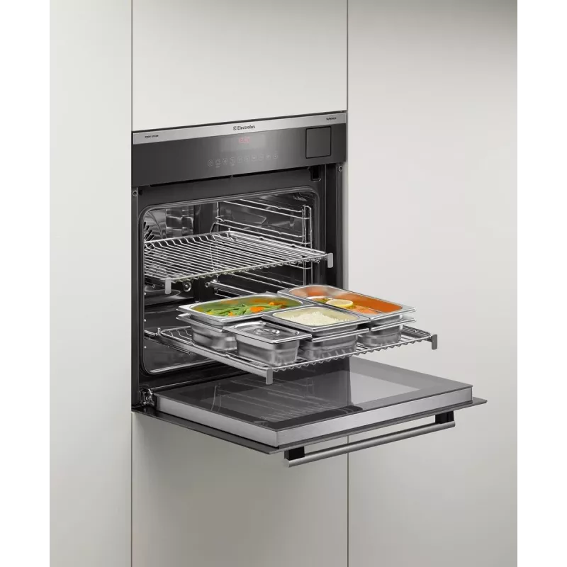 Electrolux PKKS8 Conjunto de cesto para vapor, aço, 4 peças