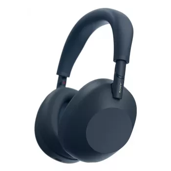 Headset Sony WH-1000XM6 com fios e sem fios Bluetooth USB-C 4–40000 Hz alcance de 10 m cabo de 1,2 m azul