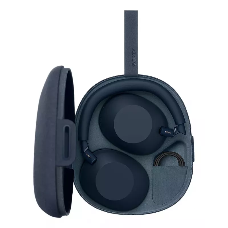 Sony WH-1000XM6 WH1000XM6L.CE7 auscultadores circum-auriculares com microfone, com e sem fios, Bluetooth, USB-C, cancelamento ativo de ruído, Hi-Res, LDAC, 4-40 000 Hz, azuis