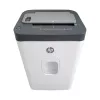 Destruidora de documentos HP ONESHRED Auto 200CC — alimentação automática para 200 folhas, corte micro P-4, recipiente de 28 litros, branco e cinzento
