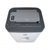 Destruidora de documentos HP ONESHRED Auto 200CC — alimentação automática para 200 folhas, corte micro P-4, recipiente de 28 litros, branco e cinzento