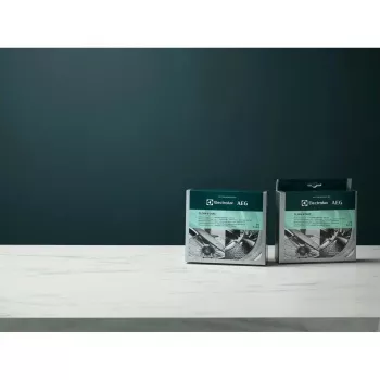 Pó descalcificante e desengordurante Electrolux M2GCP121 para máquinas de lavar louça e máquinas de lavar roupa, 12 unid.