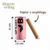 Sacos de dejetos compostáveis Starch Bag STARCHBAG BIO lilás, fibras vegetais, 8 × 15 unid.