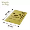 Sacos de dejetos compostáveis Starch Bag STARCHBAG BIO lilás, fibras vegetais, 8 × 15 unid.
