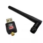 Adaptador USB Wi-Fi SAVIO CL-63, Single-Band 2,4 GHz, 150 Mbit/s, Realtek RTL8188CU, antena externa, USB 2.0