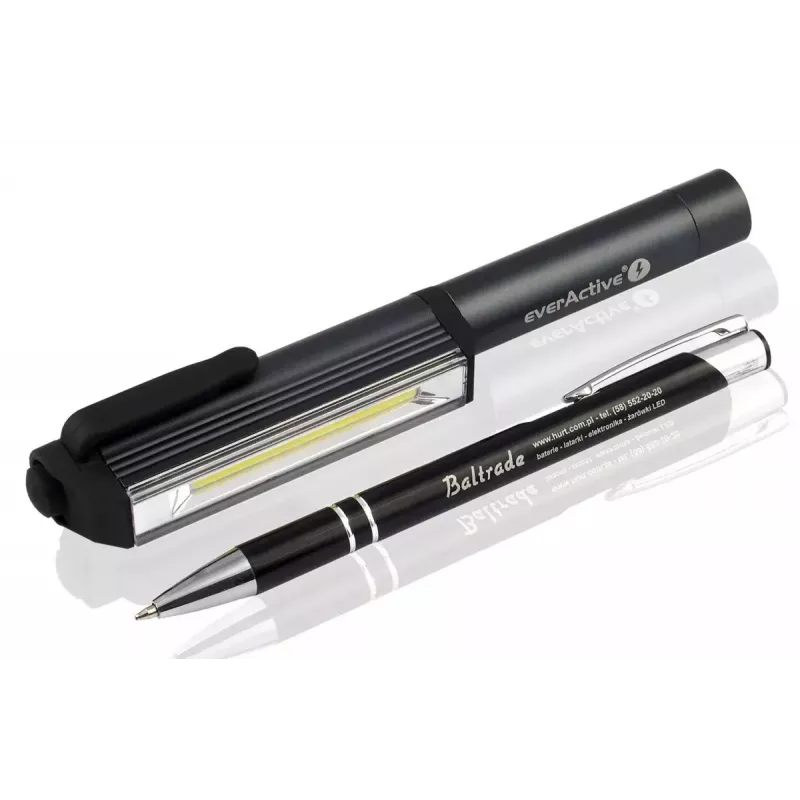 everActive WL-200 lanterna de trabalho de inspeção COB LED, 3 W, 200 lm, IP44, alumínio, ímanes e clipe, 3×AAA