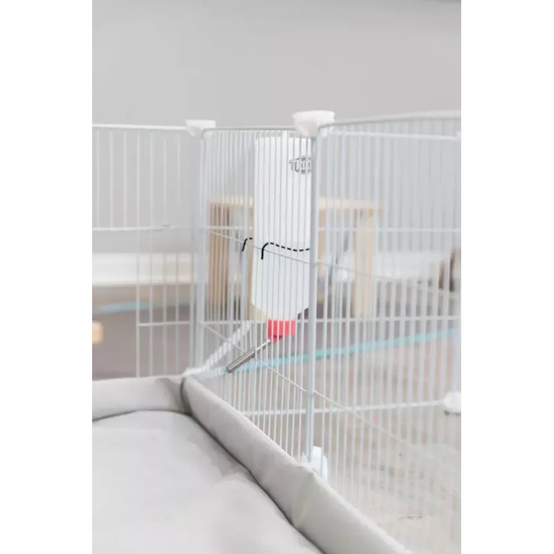 Trixie parque interior TX-62460 para porquinhos-da-índia/coelhos, 140 x 35 x 70 cm, branco