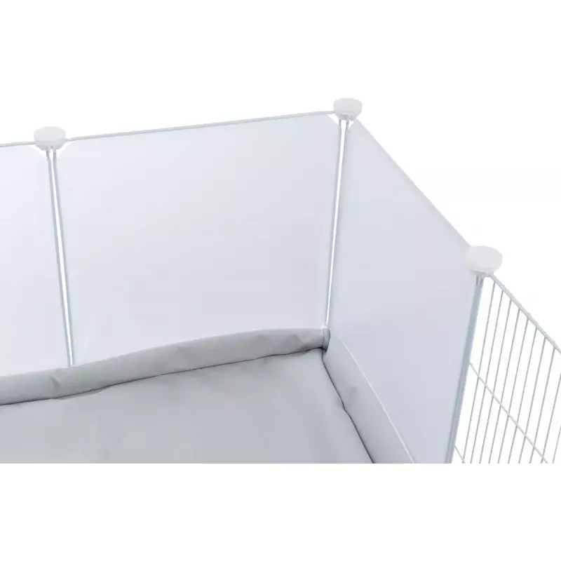Trixie parque interior TX-62460 para porquinhos-da-índia/coelhos, 140 x 35 x 70 cm, branco