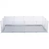 Parque interior Trixie TX-62460 para porquinhos-da-índia/coelhos, metal, cinzento, 1400×700×350 mm
