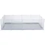 Trixie parque interior TX-62460 para porquinhos-da-índia/coelhos, 140 x 35 x 70 cm, branco