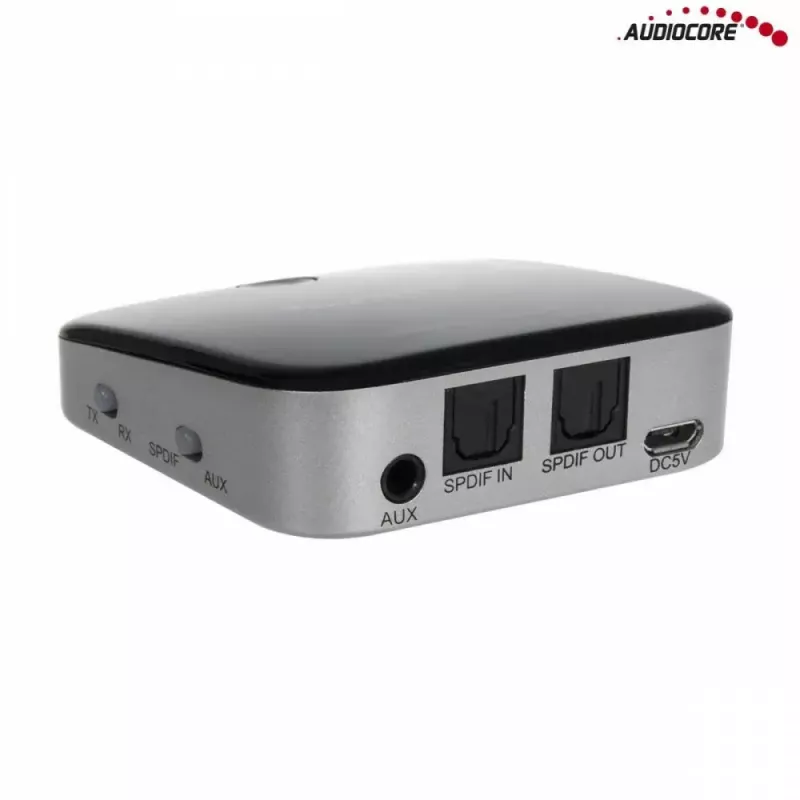 Audiocore AC830 (Baseus Qiyin) recetor Bluetooth 5.0 AUX, preto