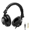 Auscultadores Hercules HDP DJ60 com fios arco de cabeça música preto