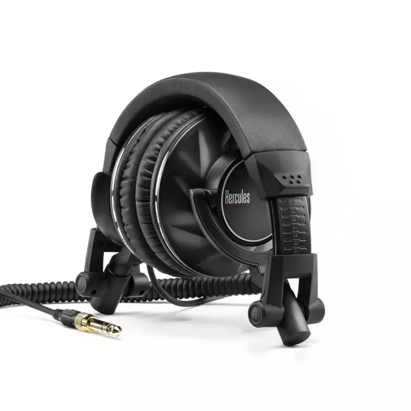 Auscultadores Hercules HDP DJ60 com fios arco de cabeça música preto
