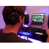 Auscultadores Hercules HDP DJ60 com fios arco de cabeça música preto