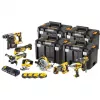Kit combinado sem fios DeWalt DCK865P4T 18V — kit com quatro baterias de 5,0 Ah e mala TSTAK