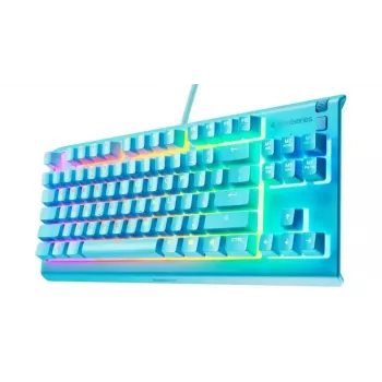 Teclado STEELSERIES Apex 3 TKL US RGB iluminado resistente à água Tenkeyless