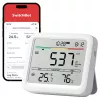 Monitor CO2 SwitchBot Meter Pro — medição de CO2, temperatura e humidade, LCD, pilha (AA), caixa ABS, 5 V, intervalo de temperatura -20–80°C