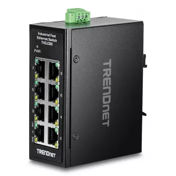 Switch não gerido Trendnet TI-ELC80 8 portas Fast Ethernet 10/100