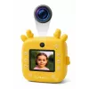 Máquina fotográfica digital para criança MEDIA-TECH SNAPI MT4108 — 8 MP interpolados, LCD 1280x720, 1000 mAh, USB-C, slot microSD, amarelo