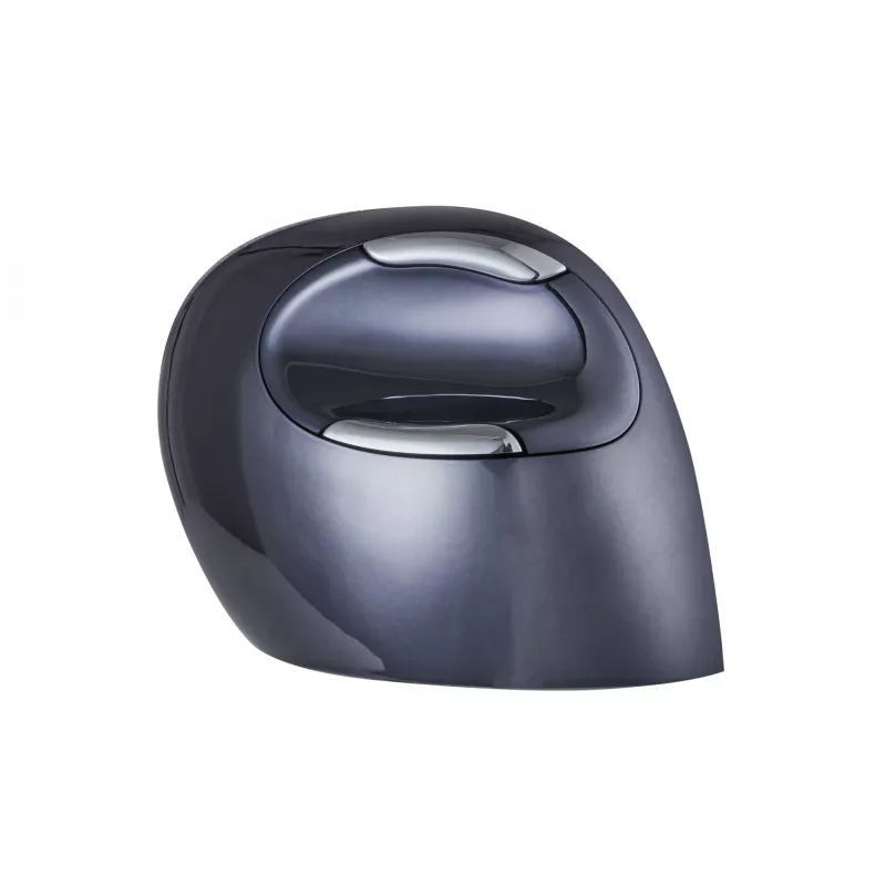 BakkerElkhuizen Evoluent D Small Wireless, para destros, design vertical, laser, RF Wireless, 3200 DPI, preto