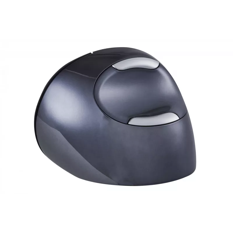 BakkerElkhuizen Evoluent D Small Wireless, para destros, design vertical, laser, RF Wireless, 3200 DPI, preto