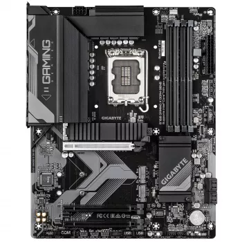 Motherboard GIGABYTE B760 GAMING X DDR4 GEN5 – suporta CPUs Intel Core de 14.ª geração, VRM 8+1+1 fases, até 5333 MHz DDR4 (OC), 3x PCIe 4.0 M.2, 2,5 GbE LAN, USB 3.2 Gen 2