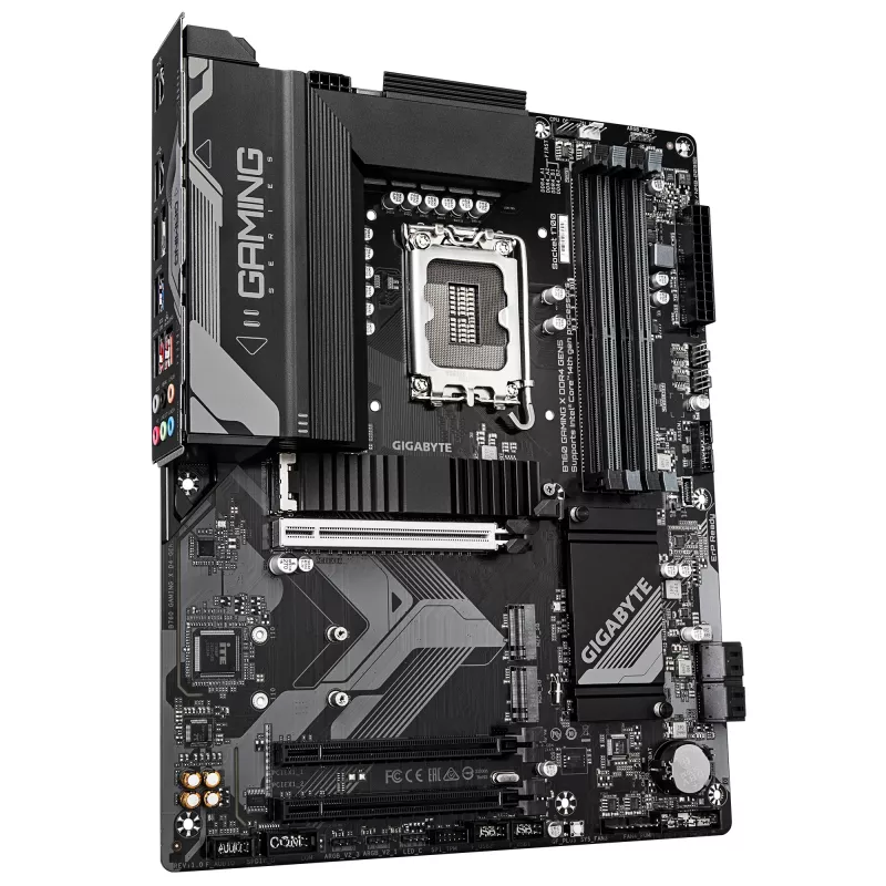 Motherboard GIGABYTE B760 GAMING X DDR4 GEN5 – suporta CPUs Intel Core de 14.ª geração, VRM 8+1+1 fases, até 5333 MHz DDR4 (OC), 3x PCIe 4.0 M.2, 2,5 GbE LAN, USB 3.2 Gen 2