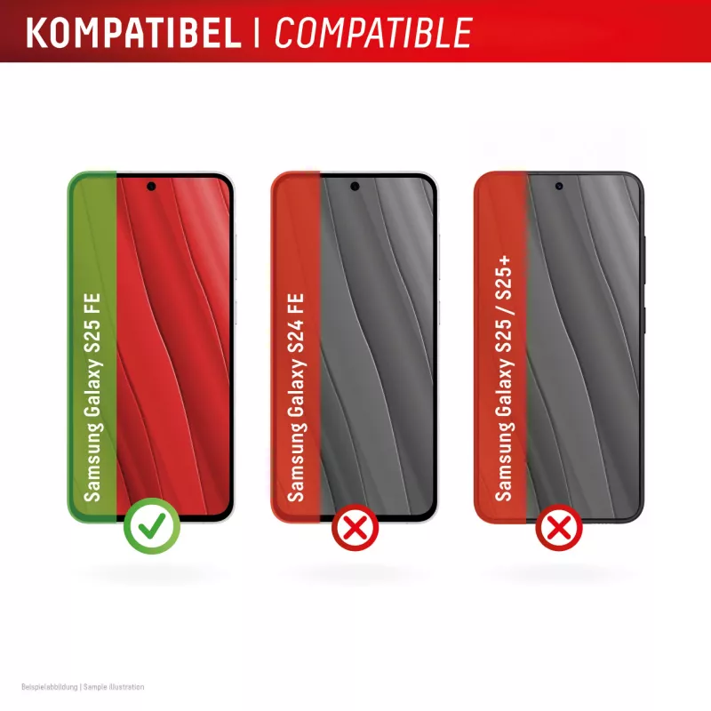 Conjunto Displex Real Glass + capa para Samsung Galaxy S25 FE, 02204