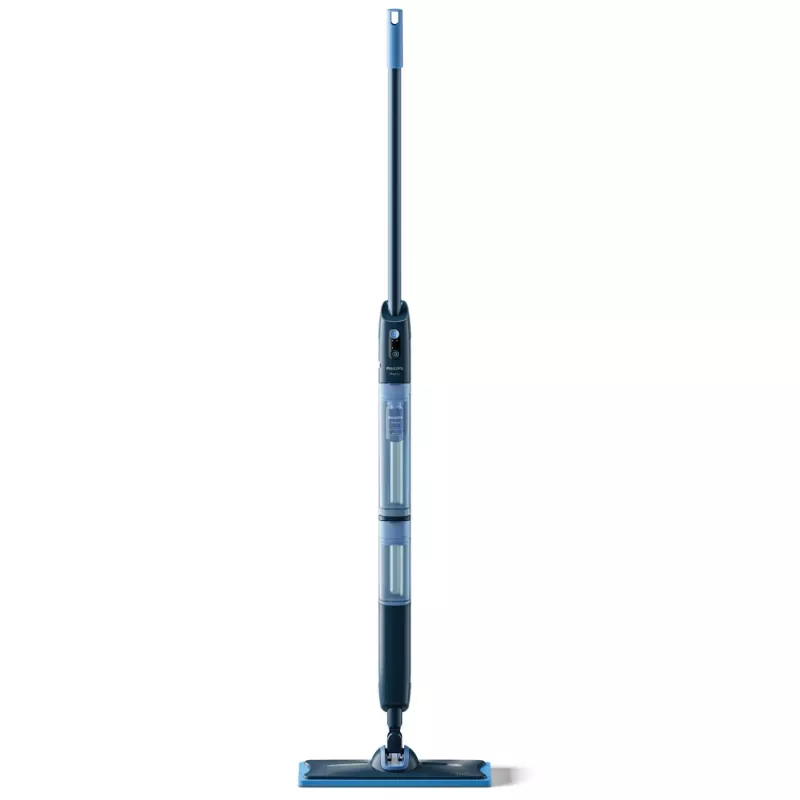 Philips XV5113/01 OneUp 5000 Series esfregona elétrica sem fios, depósito de 0,281 l de água limpa / 0,178 l de água suja, 70 min, 35 cm, azul