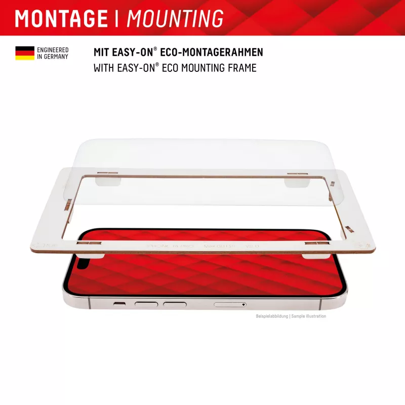Película de proteção de ecrã Displex (10H) para Samsung Galaxy S22+/S23+, moldura de montagem Eco, resistente a riscos