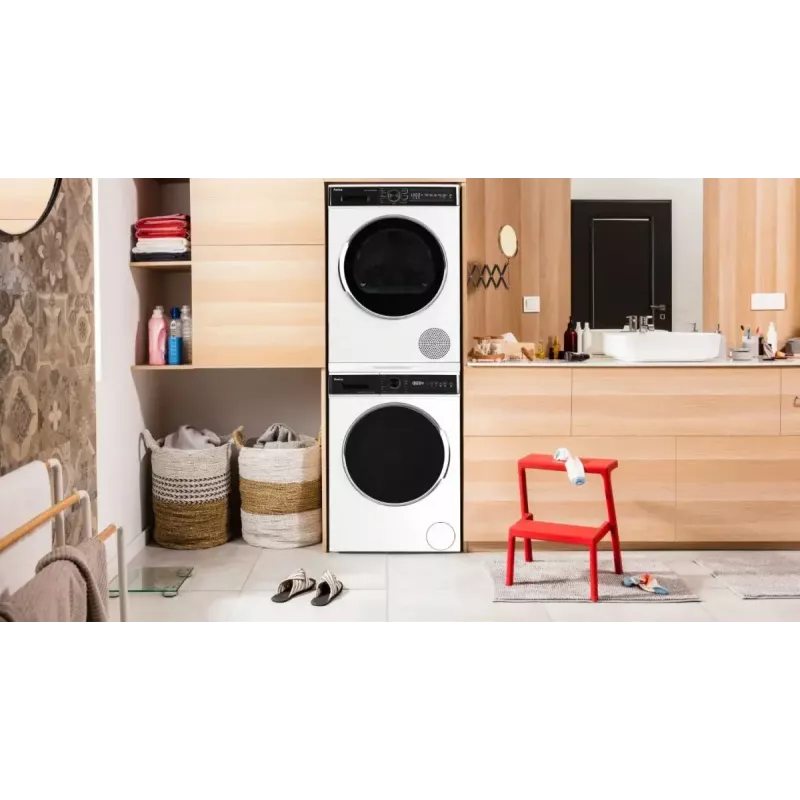 Máquina de secar roupa AMICA AD3S72LHB(E) 7 kg, livre instalação, carga frontal, indicador LED, controlo eletrónico, branco
