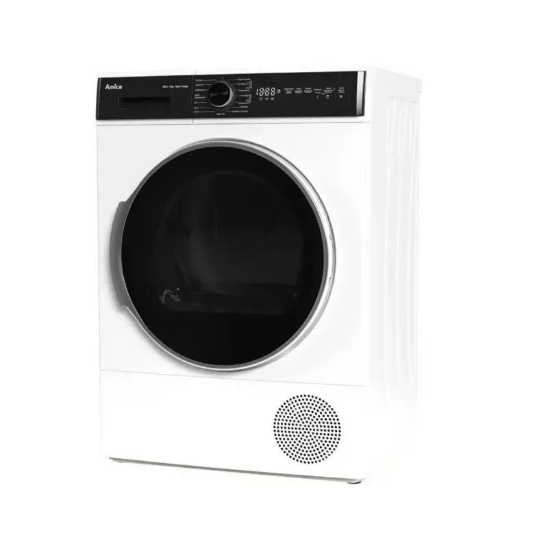 Máquina de secar roupa AMICA AD3S72LHB(E) 7 kg, livre instalação, carga frontal, indicador LED, controlo eletrónico, branco