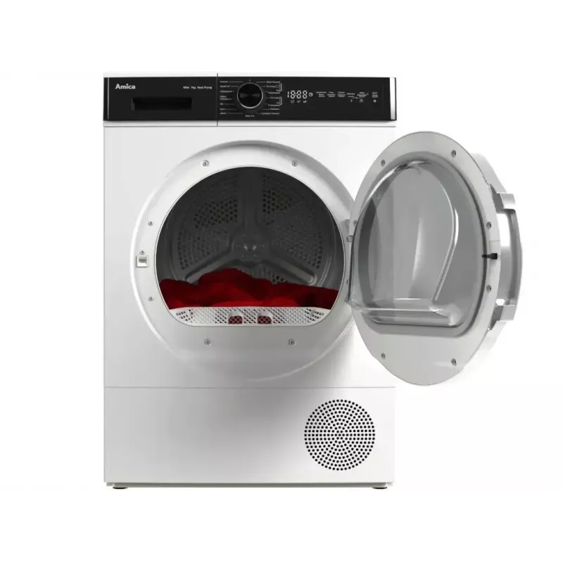 Máquina de secar roupa AMICA AD3S72LHB(E) 7 kg, livre instalação, carga frontal, indicador LED, controlo eletrónico, branco