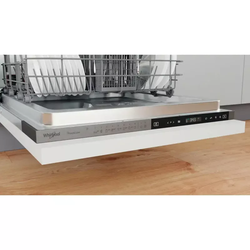 Máquina de lavar loiça de encastrar WHIRLPOOL WIP 4T133 PE S — 14 conjuntos de louça, 60 cm, 43 dB, classe energética D